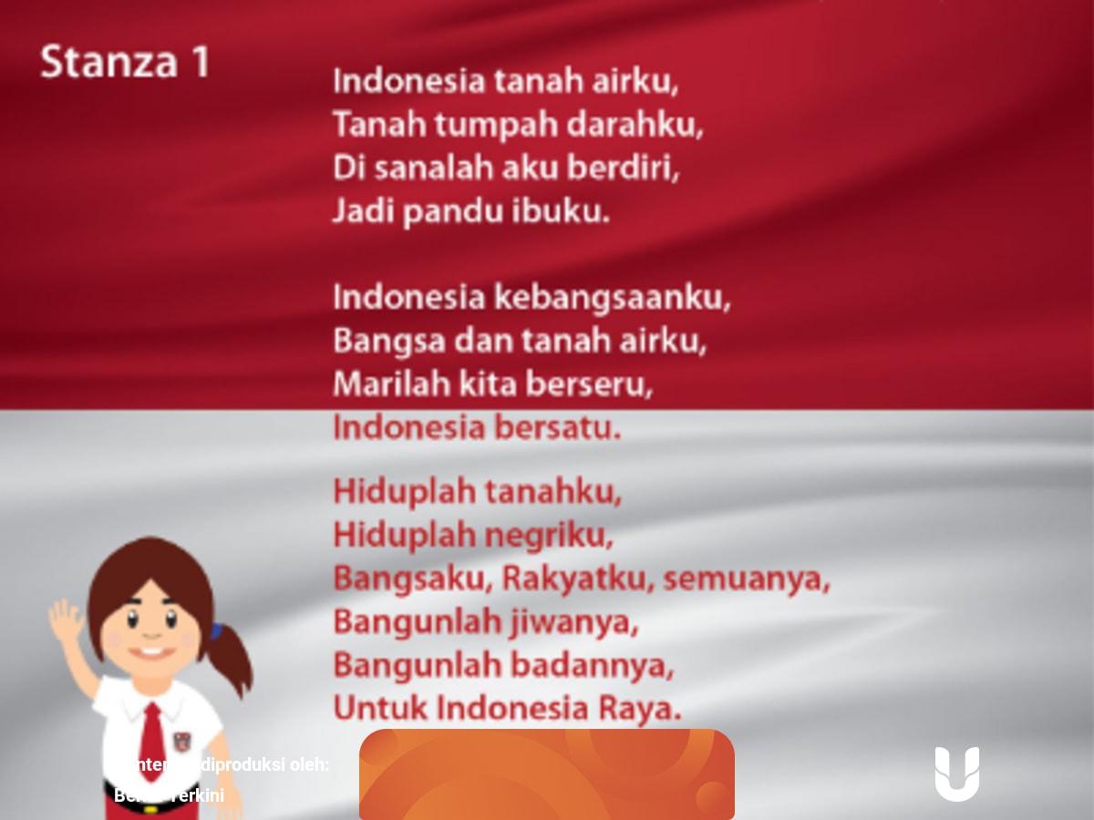 Not Lagu Indonesia Tanah Airku